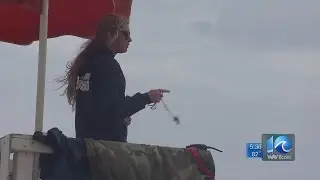 Rip currents and lifeguard games at the Oceanfront