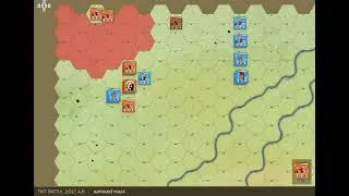 Progress Designing and Coding a Digital Hex-and-Counter Game