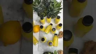 Pineapple Ginger Garlic Wellness Shots!