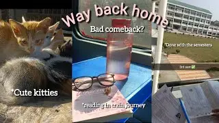 Back home after semesters!! #minivlog #subscribe #hostel #semesterbreak #trending