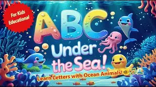 ABC Under the Sea! 🐠 Sing-Along Alphabet Song for Kids | Ocean Animals A to Z Learning Video