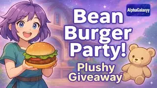 🍔 Bean Burger Party | Palia! 🧸 Plushy Giveaway & Cozy Fun! ✨