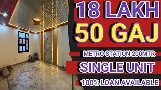 18 lakh 50 gaj  single unit Uttam Nagar West delhi 1 bhk flat 