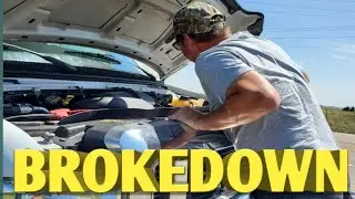 BREAKDOWN IN WYOMING and BOULDER FAIRGROUNDS CAMPING