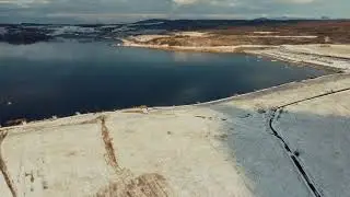 Dji mini 2 - jezero Most -3&deg;C- Dji fly app.