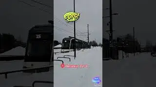 Winter Trams #electricspark #trams #helsinki #winter #travel #finland