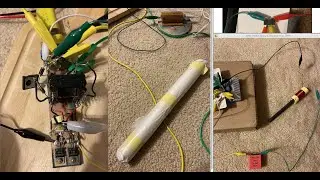 Pulse Density Modulated HV VLF CW Transmitter - LAPTOP CONTROLLER to HV Capacitive Discharge Circuit