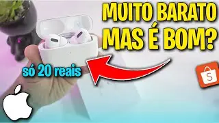 20 reais 😱 Fone Bluetooth INPODS 13! MUITO BARATO, MAS É BOM? Unboxing e review completo do 13 TWS