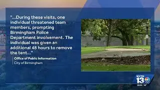 City of Birmingham defends actions in Linn Park after claims of 'raid' targeting the unhoused