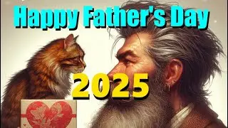 Happy Father's Day 2025 - Feeding Stray Dad Cats