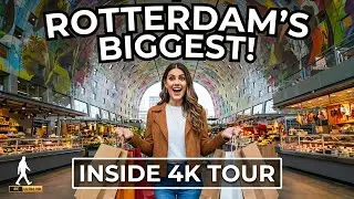 Inside Rotterdam's Largest Shopping Mall - Walking Tour Netherlands 4K
