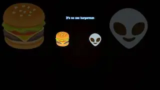 burger man VS Markas the alien! 🍔👽 #funny