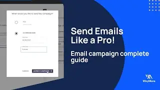 How to Send an Email Campaign Using the WayMore Campaign Manager | Complete Tutorial
