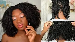 EASY  PROTECTIVE STYLE WHILE IN CLIP-INS |  HOW TO INSTALL | 4b Natural Hair  | feat Betterlength