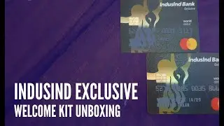 IndusInd Exclusive High Interest Savings A/C Welcome Kit Unboxing - Indian Bank Account