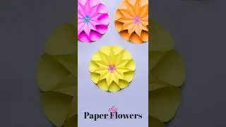 DIY Decorative Paper Flowers #paperflower #papercraft #diy