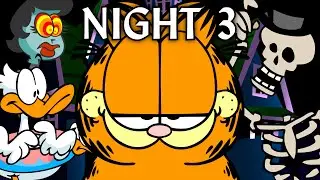 Five Nights at Garfield's Scary House 3rd Night Gameplay