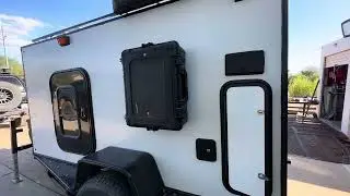 Finishing Up The Outdoor Shower on my self-built Overland Camper