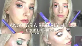 Anastasia Beverly Hills Liquid Liner Review // 4 looks