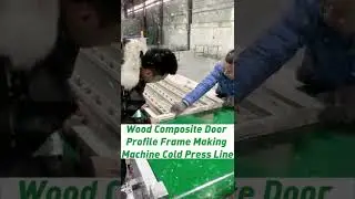 PVC/UPVC/WPC Wood Plastic Composite Window and Door Profile Frame Making Machine Cold Press Machine