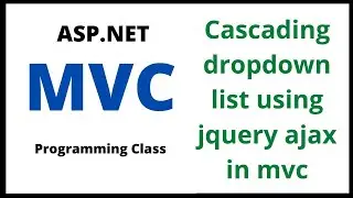 Cascading dropdown list in mvc