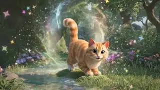 Whiskers and the Rainbow Waterfall 🌈🐱 | Magical Cat Adventure for Kids