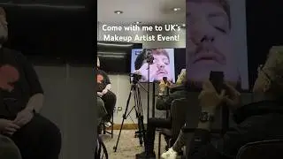 THE UK'S HUGE MAKEUP ARTIST EVENT VLOG! #shorts #makeupartist #makeupshow