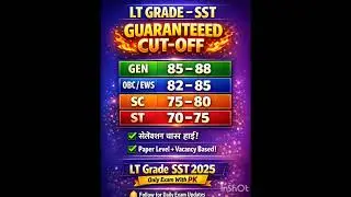 LTGrade sst cutoff 2026 exam