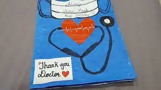 Doctor Day Card/How to make Doctor  Card/ Thank You Card for Doctors /Doctors Day Greeting Card.