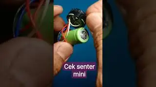 Cek senter mini  #senter  #candra79 #baterailithium #led