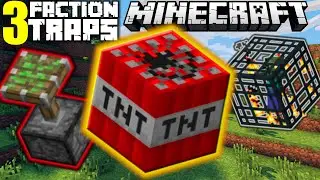 Minecraft 3 Simple Faction Traps that ANYONE can build!