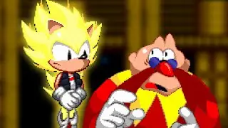 Super Sonic VS. The Death Egg Robot | Sprite Animation #shorts