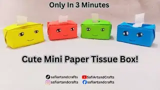Cute Origami Tissue Box | Super Easy DIY Paper Tissue Holder