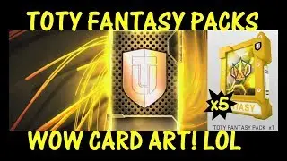Madden 19: Opening 5 Free TOTY Fantasy Packs! My Video Has Card Art