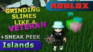 Efficient pink sticky gear grind in Roblox Islands