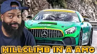 Гонка по подъему на холм на AMG GT4 &mdash; это просто безумие!!!