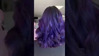 Do you like this purple hair?💜 #purple #hair