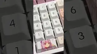 Re:Zero: Emilia Keycap Set #rezero #rezeroedit #shorts #emilia #keycaps