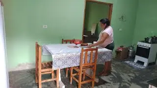 FUI AJUDAR   FÁTIMA E  FELIPE  NA ORGANIZAÇÃO DA CASA 🏠