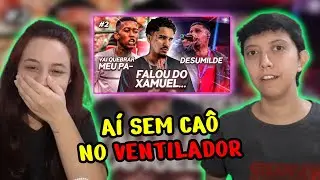REACT OS MELHORES CORTES SECOS DAS BATALHAS DE RIMA | Parte 2 😂🔥 | CULTURA DE RIMA