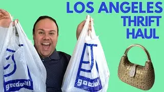 Лос-Анджелес Goodwill Thrift Haul продается на Poshmark в качестве реселлера на неполный рабочий день