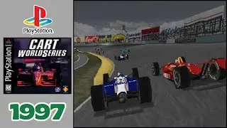 CART World Series (PS1) | Old Gameplay - 1997
