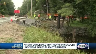 NH DOT concerned heavy rains could undermine damaged roads