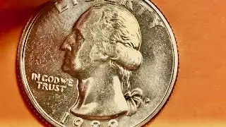 DC Minutes US 1989 Quarters No Mint Mark  - United States Washington