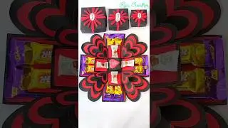Chocolate explosion box gift ideas ll How to make chocolate explosion box #shorts #viral