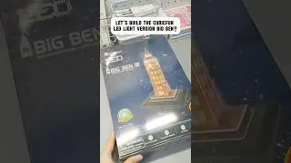 Let&rsquo;s build the BigBen 3D Puzzle LED Version! #3dpuzzle #diy #puzzle #bigben #london #shorts #foryou