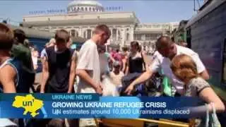 Ukrainian Refugees: Citizens from Luhansk, Donetsk and Crimea seek shelter in other parts of Ukraine