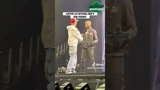 Central Cee Noticing Dave&rsquo;s New Pendanf While Performing With Him On Stage #CentralCee #SantanDave