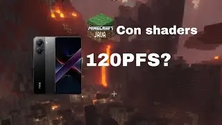 Minecraft java en móvil con shaders (poco x7pro)