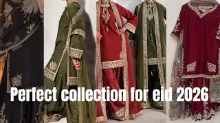 Eid Luxury Fancy Dreses 2026 | Designer Style Suits with Kinari & hand Work |Trending Eid Collection